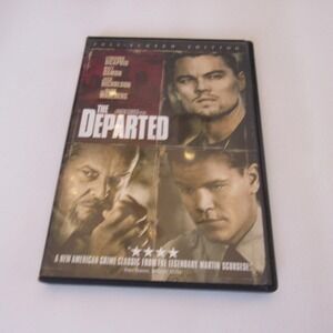 The Departed DVD Full Screen‎ Edition Martin Scorsese DiCaprio Matt Damon 2007